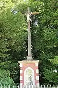 Le calvaire route de Landifay-et-Bertaignemont.