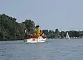Le Lechalas naviguant sur l'Erdre près de Carquefou en août 2018