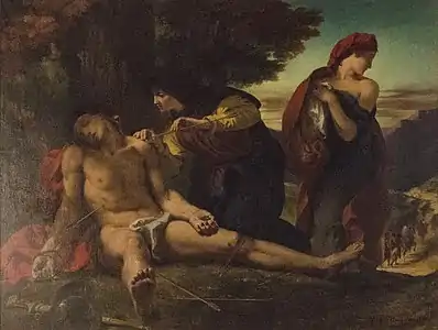 Eugène DelacroixLe Martyre de saint Sébastien, 1836Église Saint-Michel de Nantua