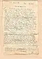 Manuscrits littéraires.