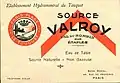 Une étiquette Valroy.