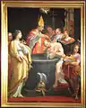 Le baptême de Clovis, par Jean Hélart, école de Reims, XVIIe siècle.