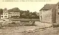 Le château de l'île Tristan et l'ancienne défense du port (vers 1900)