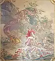 Tapisserie d'Aubusson.Le festin de Bacchus.