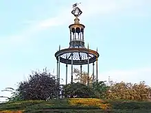 Gloriette métallique du XVIIIe&nbsp;siècle, au jardin des Plantes, à Paris.