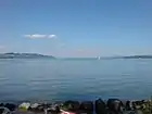 Photo prise depuis la côte.