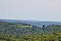 Le massif depuis Châtelus-le-Marcheix (Creuse).