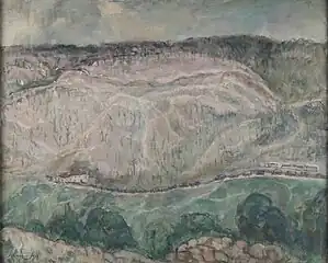 Le trou de mine, 1917, A contemporaine