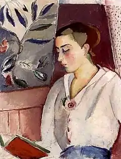 Fille au livre