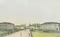 La place de Leipzig et la porte de Potsdam, 1813