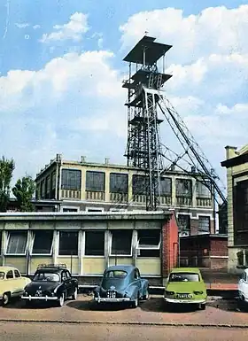 Fosse no&nbsp;4 Louis Bigo ou Saint Louis, Compagnie des mines de Lens (Années 1960 ou 1970).