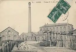 Fosse no&nbsp;4 Louis Bigo ou Saint Louis (oblitération de 1903).