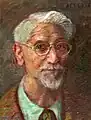 Léon Houyoux, autoportrait.