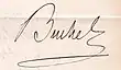 Signature de Philippe Buchez