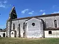 Vue sud de l'église Notre-Dame de Lerm (août&nbsp;2012)