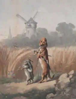 Les Maraudeurs, chromolithographie.