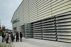 Les Fuseaux côté stationnement.