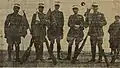 Les fanions des compagnies du I/3e&nbsp;RTM (Casablanca, 11 janvier 1936).