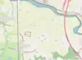 Les voies au nord de la commune.