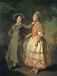 E. N. Khrouchtchova et la  Princesse E. N. Khovanskaïa, 1773.