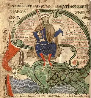 L'Antéchrist assis sur le Léviathan (fo 50)