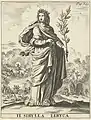 Sibylle libyenne de l'artiste Jan Luyken, Amsterdam, 1684