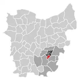 Localisation de Aaigem