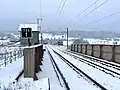 Ligne Dijon-Vallorbe en Gare des Longevilles - Rochejean