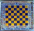 Plateau de jeu d'échecs (porcelaine de Lille), XVIIIe&nbsp;siècle.