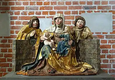 Sainte Anne trinitaire (début du XVIe&nbsp;siècle), Tyrol du Sud.