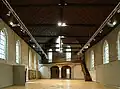 L'intérieur de la salle des malades