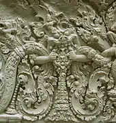 Kirtimukha à Prasat Kok Po A, Angkor, Cambodge. IXe siècle