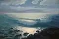 Kahala Moonlight, peinture à l'huile sur toile, 1929, Honolulu Museum of Art