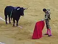 Pepín Liria lors de la corrida goyesque du Puerto de Santa María en août 2008