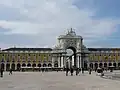 Vue générale de place
