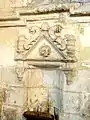 Collatéral sud, piscine liturgique.