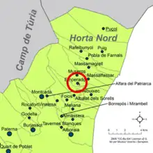 dans la comarque de l'Horta Nord.