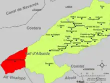 dans la comarque de la Vall d'Albaida.