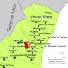 dans la comarque de l'Horta Nord.