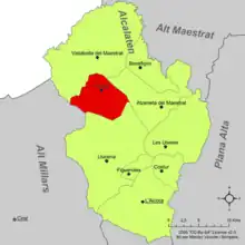 dans la comarque de l'Alcalatén.