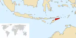Emplacement du Timor oriental