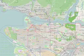 Voir sur la carte administrative de Vancouver
