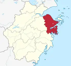 Localisation de Níngbō