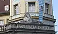 Lion sur le fronton du Löwenbräukeller (en)