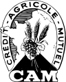 1959 : le Crédit agricole adopte un deuxième logo, censé affirmer l'implication de la société dans le développement de la France.
