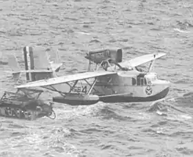 Vue de l'avion.