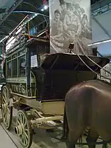 Calèche à deux étages