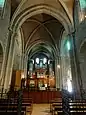 Transept, vue nord-sud.