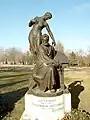 Tombe de Károly Lotz au cimetière Kerepesi de Budapest, par János Pásztor&nbsp;(en)