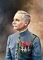 Portrait du baron Louis d’Oullenbourg, qui se marie le 15 juillet&nbsp;1927 au château de Beauclair à Morville-en-Beauce, avec Renée de La Tour du Pin-Gouvernet.